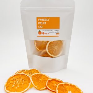 Dried Oranges with sample fruit